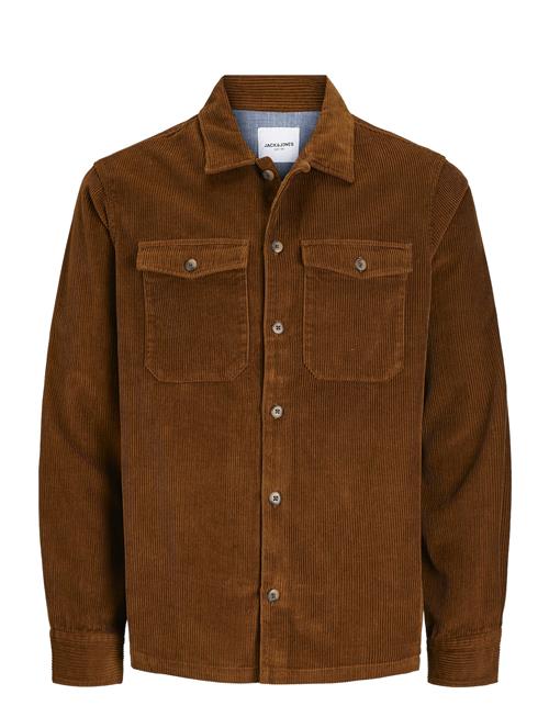 Jack & Jones Jjeeddie Corduroy Overshirt Ls Sn Jack & J S Brown