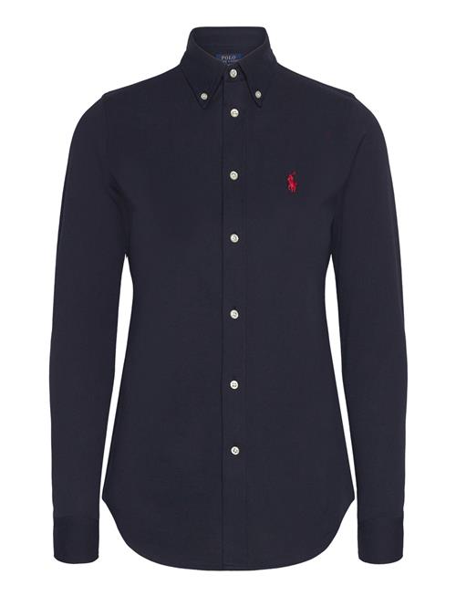 55/2 Oxford Mesh-Lsl-Bfs Polo Ralph Lauren Navy