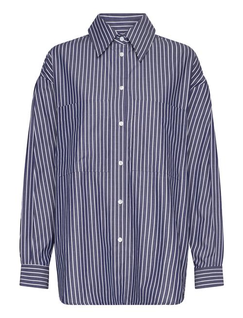 Lenaire Blue And White Stripe Shirt ALOHAS Blue