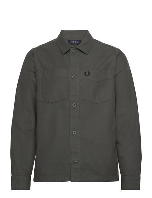 Canvas Overshirt Fred Perry Grey