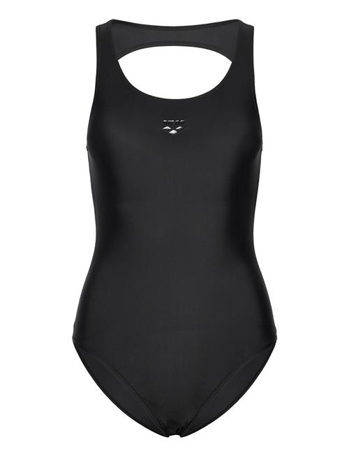 Women's Arena Solid Swimsuit O Back Black Arena Black