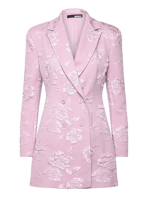 Jacquard Blazer Dress ROTATE Birger Christensen Pink