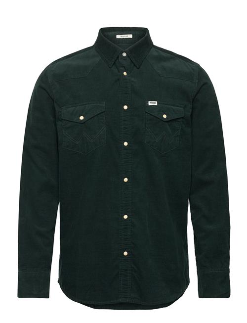 Western Shirt Wrangler Green