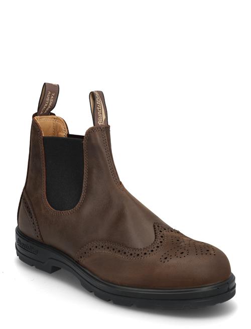 Blundstone Bl 2444 Elastic Sided Brogue Boot Blundst Brown