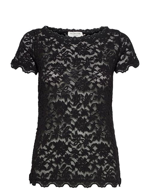 Full Lace T-Shirt Rosemunde Black