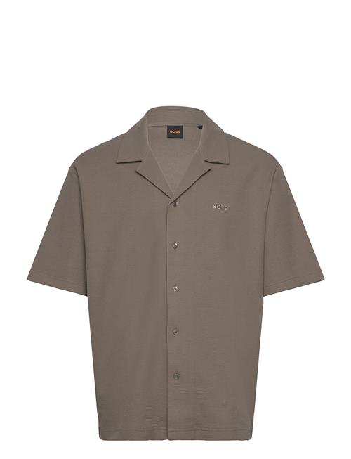 Pe_Waffleshirt BOSS Beige