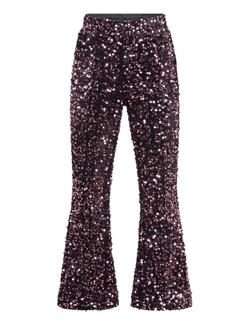 Vmbella Sequins Hw Flared Pant Jrs Girl Vero Moda Girl Black