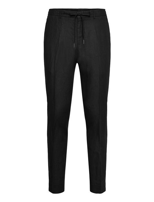 Pure Linen Pant Drawstring Michael Kors Black