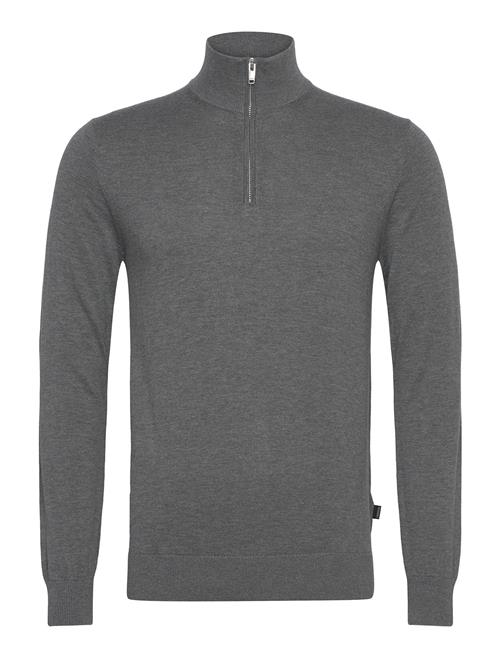 Half Zip With High Neck Lindbergh Grey