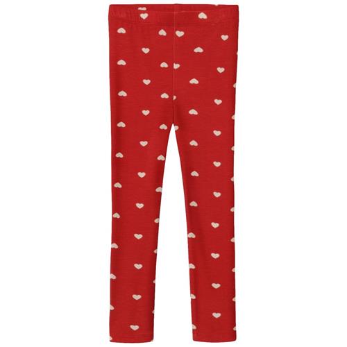 Fliink Kelly Leggings Pompeian Red Aop | Rød | 18 months