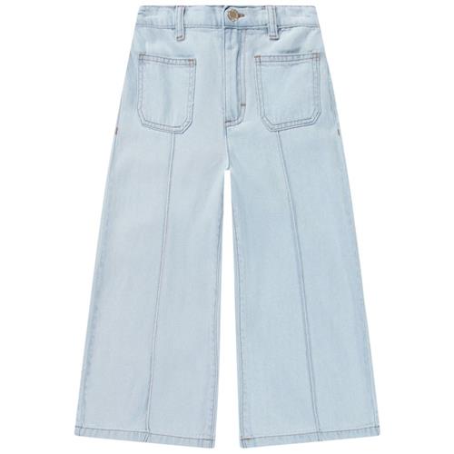 Molo Adionella Woven Pants Bleached Drapy 164 cm  Blå  164 cm  kvinde