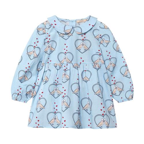 Se Fliink Colombe Langærmet Tunika Dream Blue Aop 3 Y  Blå  3 år  Unisex ved Babyshop