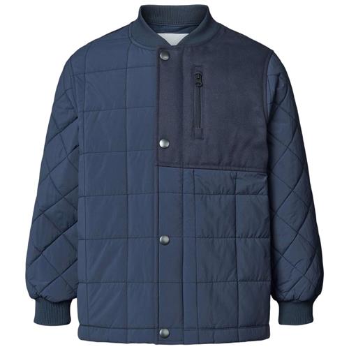 Molo Harold Quilted Jacket Mood Blue 122 cm  Marineblå  122 cm  Unisex