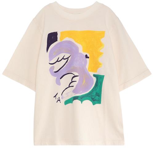 True Artist Nº05 T-shirt Ivory White 8-9 Y  Hvid  8-9 år  Unisex