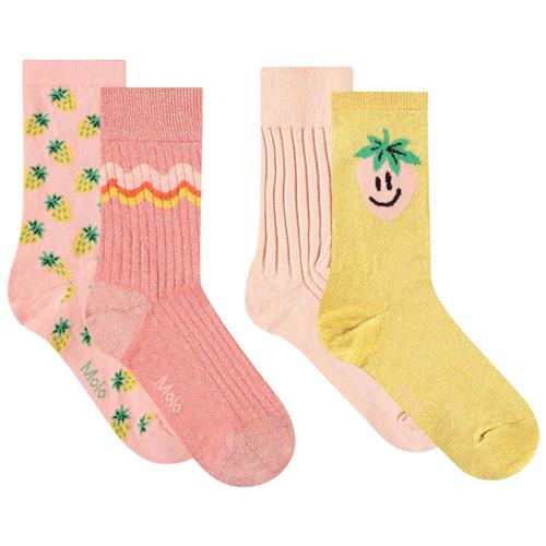 Molo Nomi 4-pack Socks Warm Coral 39-42 EU  Lyserød  39-42 EU  Unisex