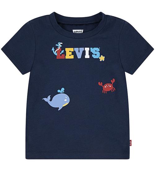 Levis T-shirt - Dress Blues/Anker