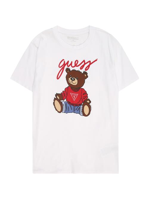 Se GUESS Bluser & t-shirts  blå / brun / rød / hvid ved About You