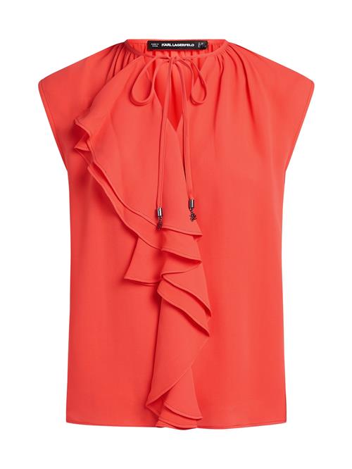 Karl Lagerfeld Bluse  orangerød