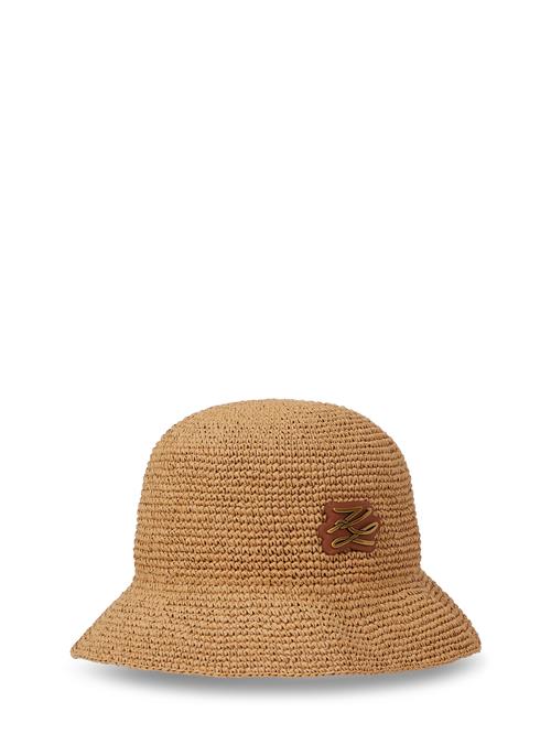 Karl Lagerfeld Hat  sand / mørkebrun