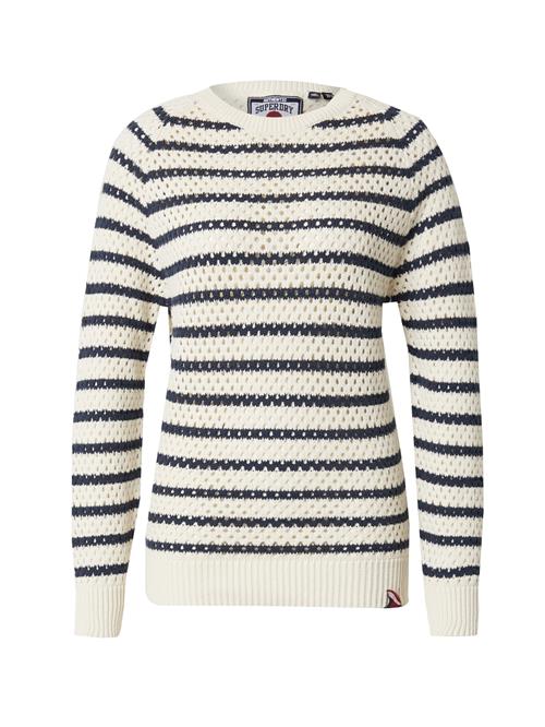 Superdry Pullover  ecru / navy