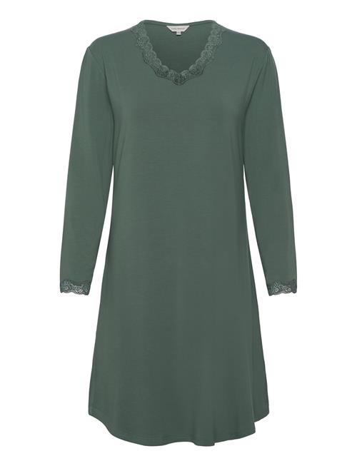 Bamboo - Nightdress With Long Sleev Lady Avenue Khaki