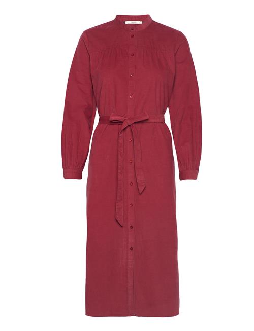 Corduroy Midi Dress Esprit Casual Red