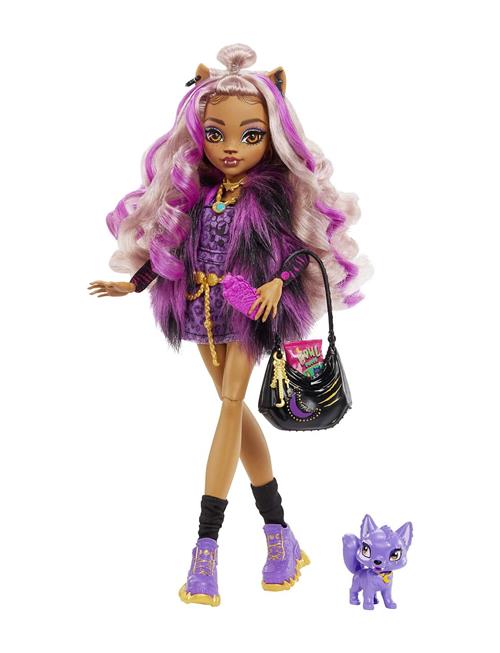 Clawdeen Doll Monster High Patterned