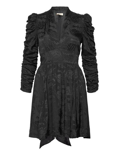 Jacquard Tieband Dress By Ti Mo Black