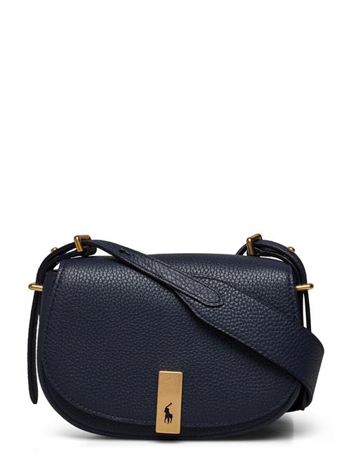 Polo Id Leather Mini Saddle Bag Polo Ralph Lauren Navy