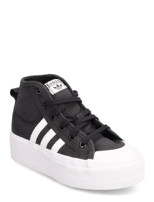 Nizza Platform Mid Shoes Adidas Originals Black