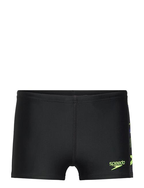 Boys Hyperboom Panel Aquashort Speedo Black