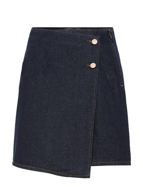 Yaslisana Hmw Short Denim Skirt S. YAS Navy