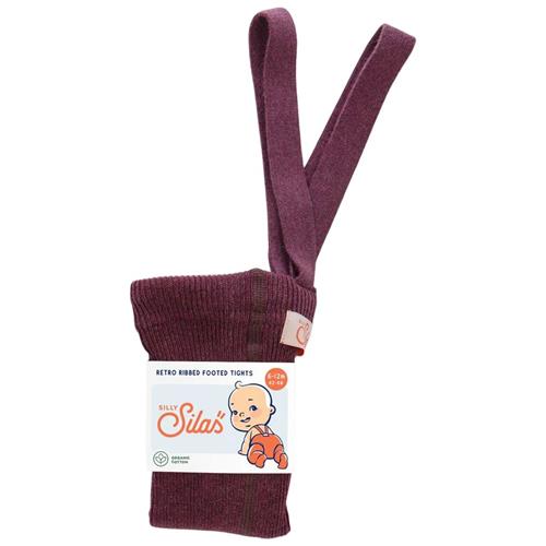 Silly Silas Fodede strømpebukser Fig Blend 3-6 months  Lilla  3-6 måneder  Unisex