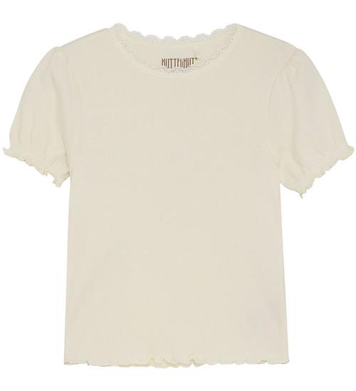 Huttelihut T-shirt - Rib - Antique White