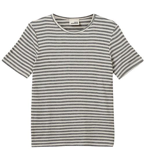 Sofie Schnoor T-shirt - Nataliasy - Rib - Grey Striped