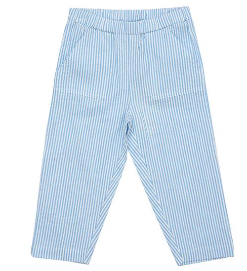 Copenhagen Colors Bukser - Sky Blue/Cream Stripe