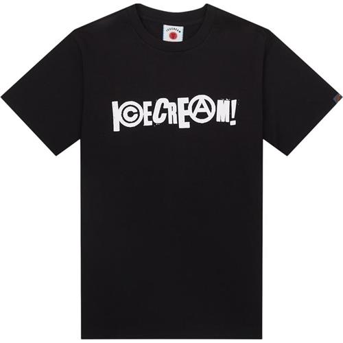 Icecream Ic24461 Anarchy Tee T-shirts Black