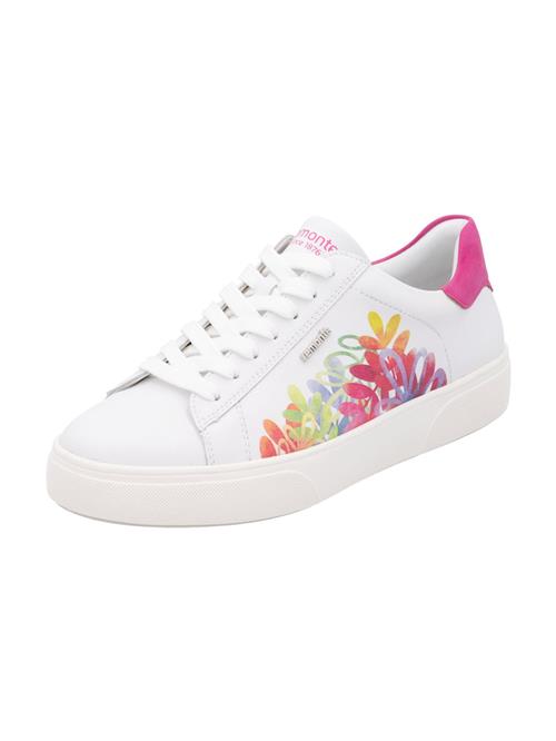 Se REMONTE Sneaker low 'D2J00'  gylden gul / lyselilla / pink / hvid ved About You