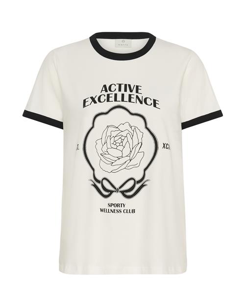 Kaffe Shirts 'Flora'  sort / naturhvid