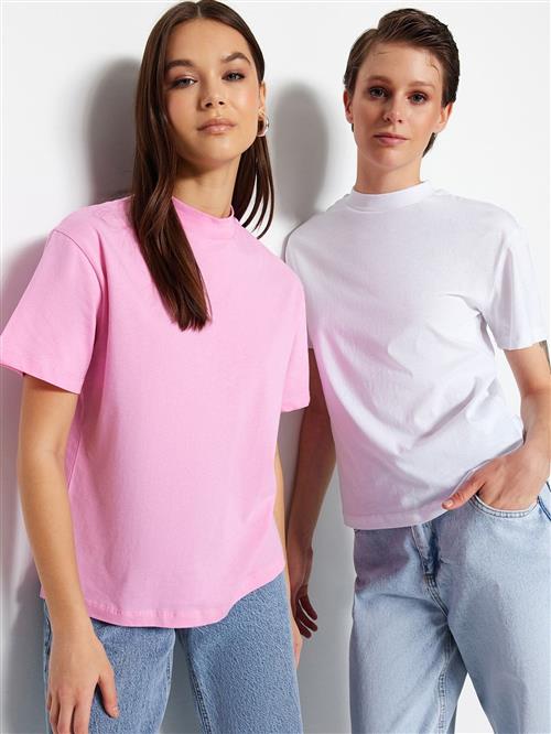 Trendyol Shirts  lys pink / hvid