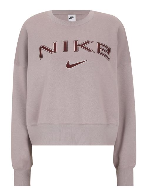 Nike Sportswear Sweatshirt 'PHNX FLC'  lysviolet / vinrød / hvid