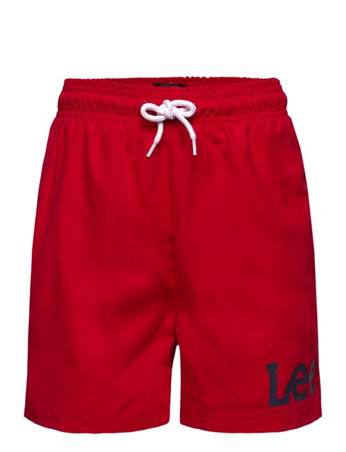 Wobbly Graphic Swimshort Lee Jeans Red