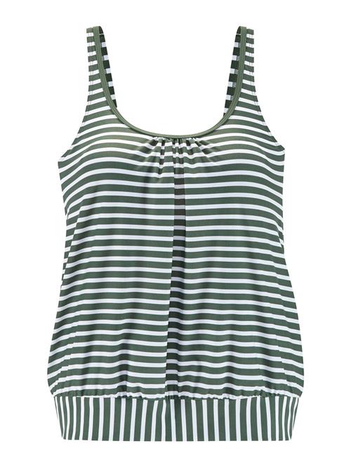 VENICE BEACH Tankini-overdel  oliven / hvid