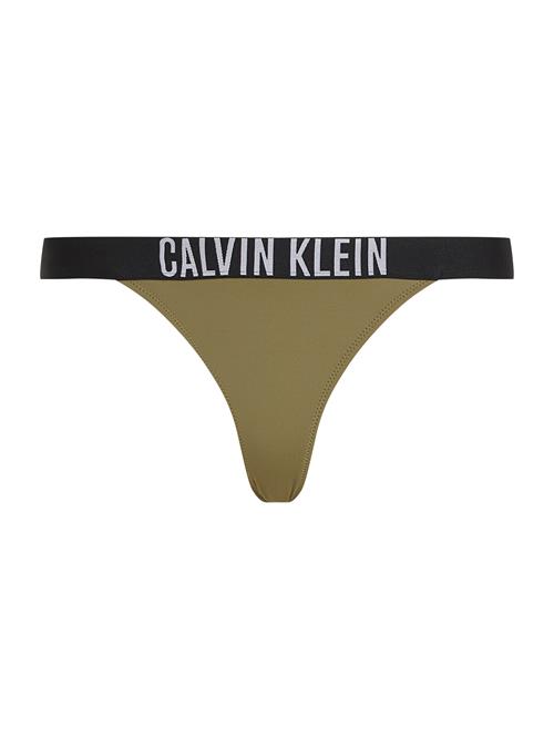 Se Calvin Klein Swimwear Bikinitrusse  oliven / sort / hvid ved About You