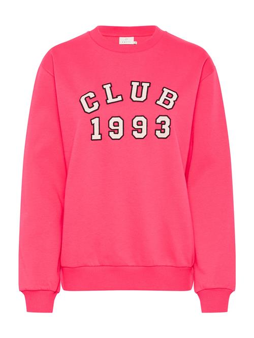 Kaffe Sweatshirt 'Viola'  lys pink / sort / hvid