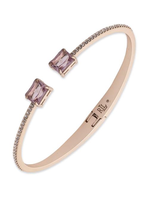 Lauren Ralph Lauren Armbånd 'AMY'  guld / lilla / transparent