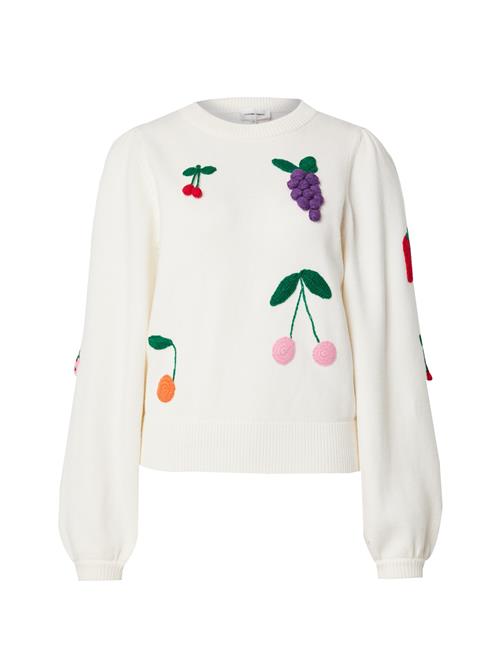 Fabienne Chapot Pullover 'Fruity'  creme / grøn / pink / rød