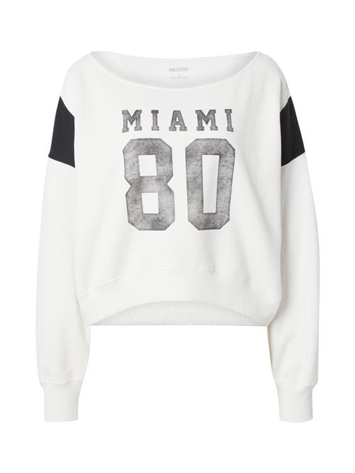 HOLLISTER Sweatshirt 'MINI'  grå / sort / hvid