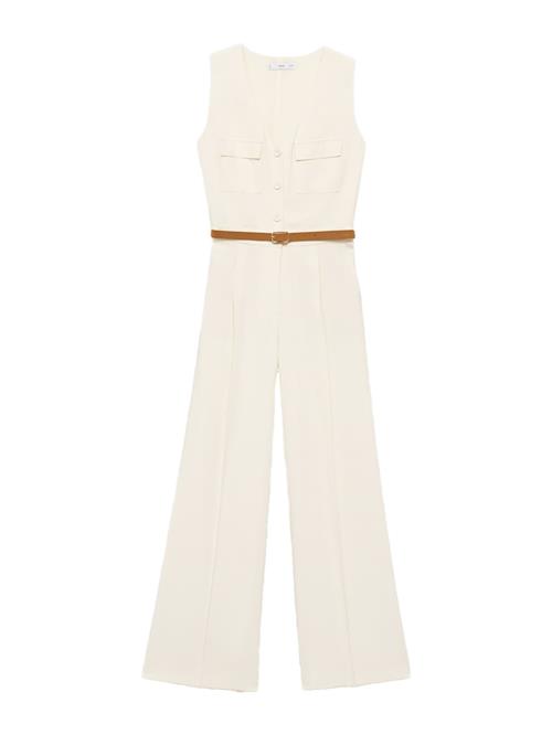 Se MANGO Jumpsuit 'SAFARI'  ecru ved About You