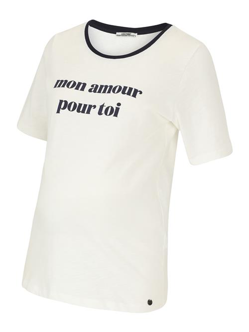 LOVE2WAIT Shirts 'Mon Amour'  navy / hvid